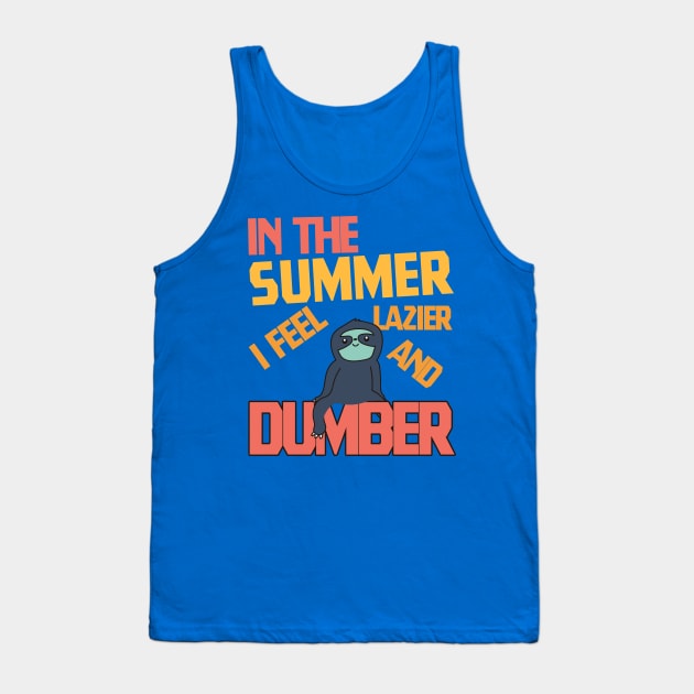 Sloth summer Tank Top by hardcore repertoire